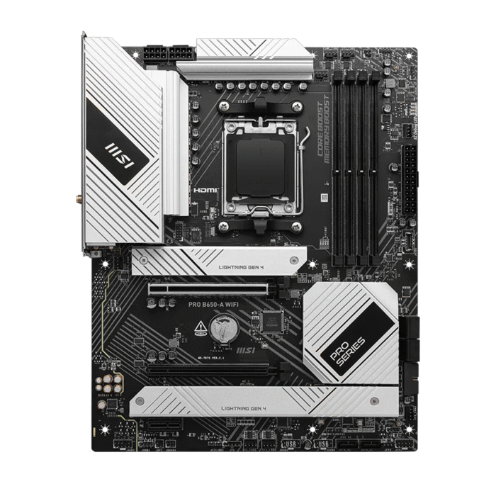 MSI PRO B650-A WIFI AM5 DDR5 7600MHZ(OC) HDMI DP 3XM.2 USB 20GBPS 2.5G LAN WI-FI