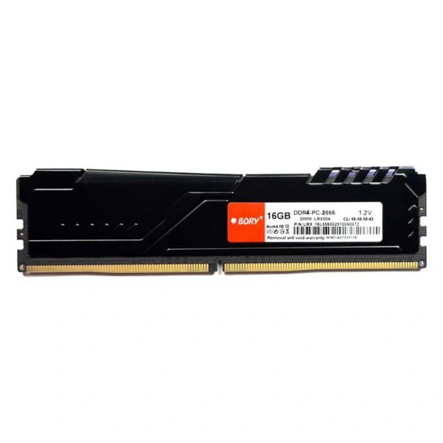 BORY 16GB DDR4 2666MHz CL19 1.2v Soğutuculu Kutulu PC Ram