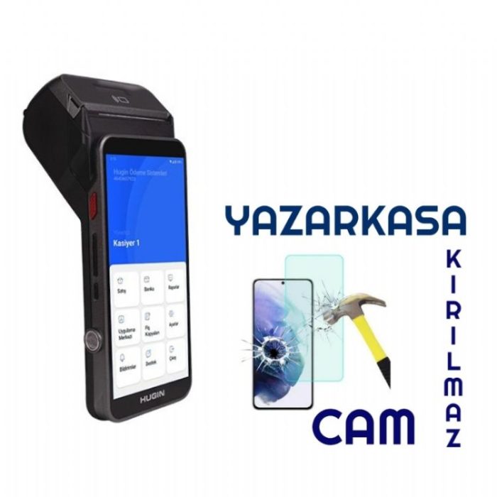Hugin S1 Yazarkasa Kırılmaz Cam (NANO)